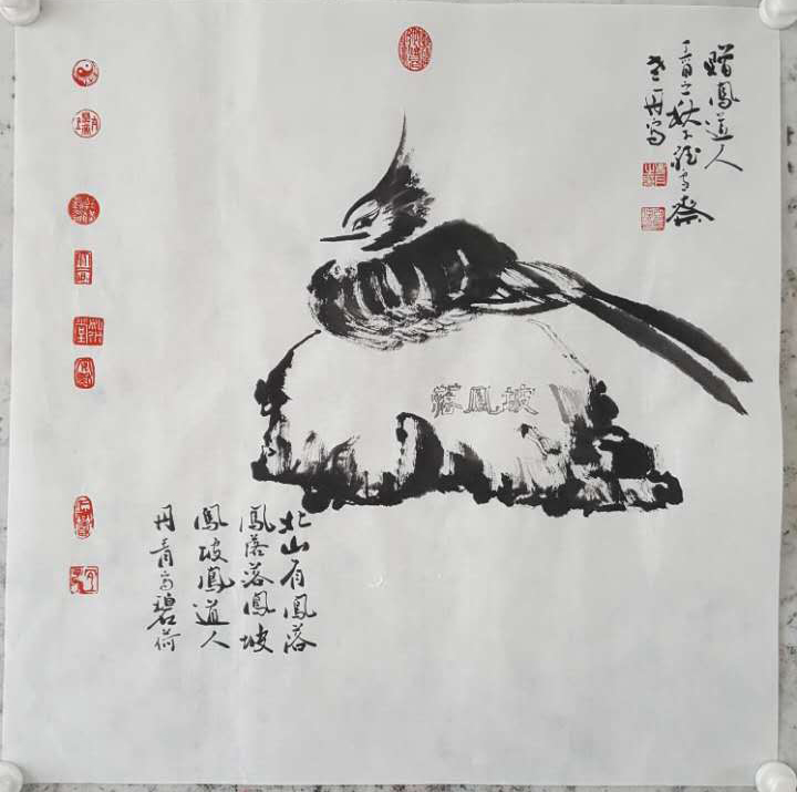 孟丹国画