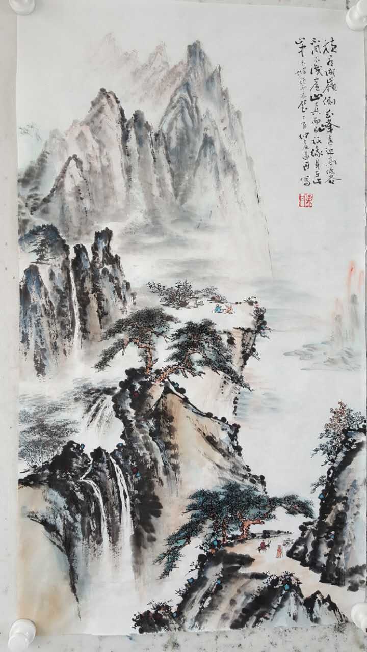 孟丹国画