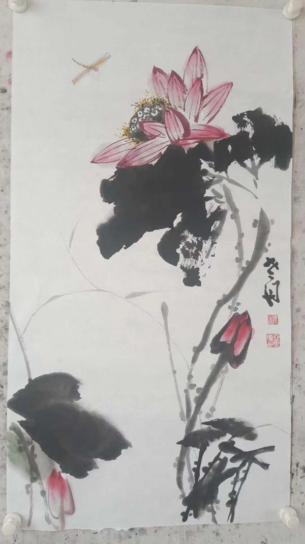 孟丹国画