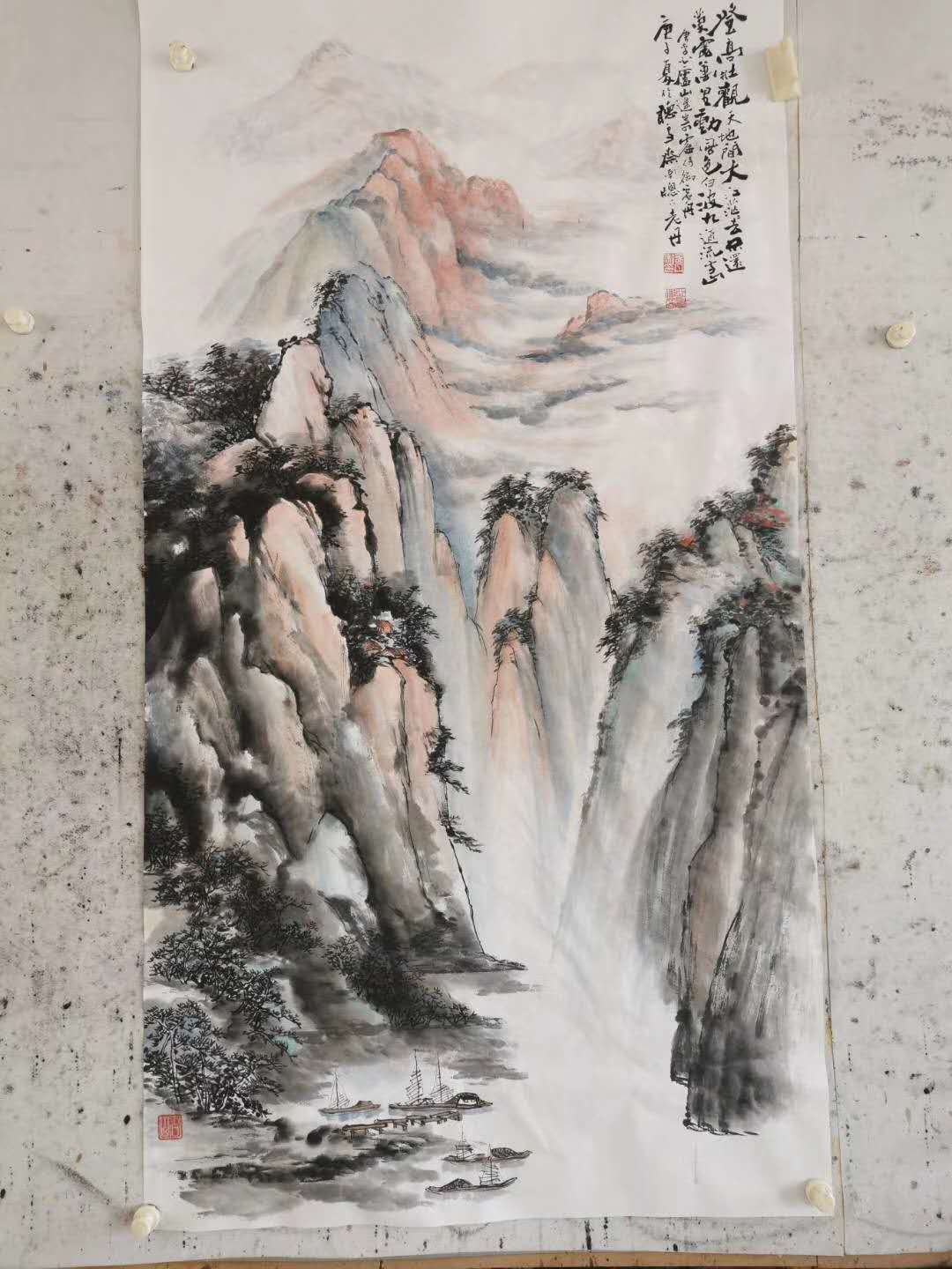 孟丹国画