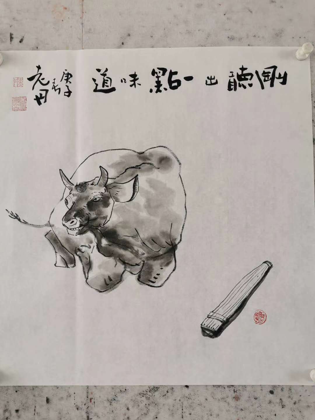 孟丹国画
