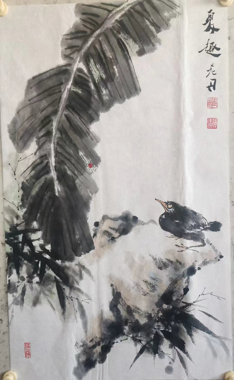孟丹国画